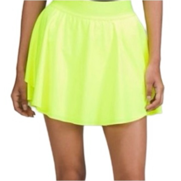 | Lululemon| NWOT| Court Rival Perforated HR Skirt Long Lululemon Skort - Picture 2 of 5